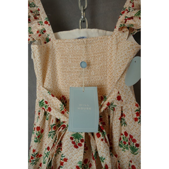 Hill House Home The Pippa Dress Block Print Poppy Ruffle Sleeve Cottagecore S - Picture 12 of 12